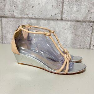 𝅺🚨 Brian Atwood BfTonee Leather Wedge Sandals